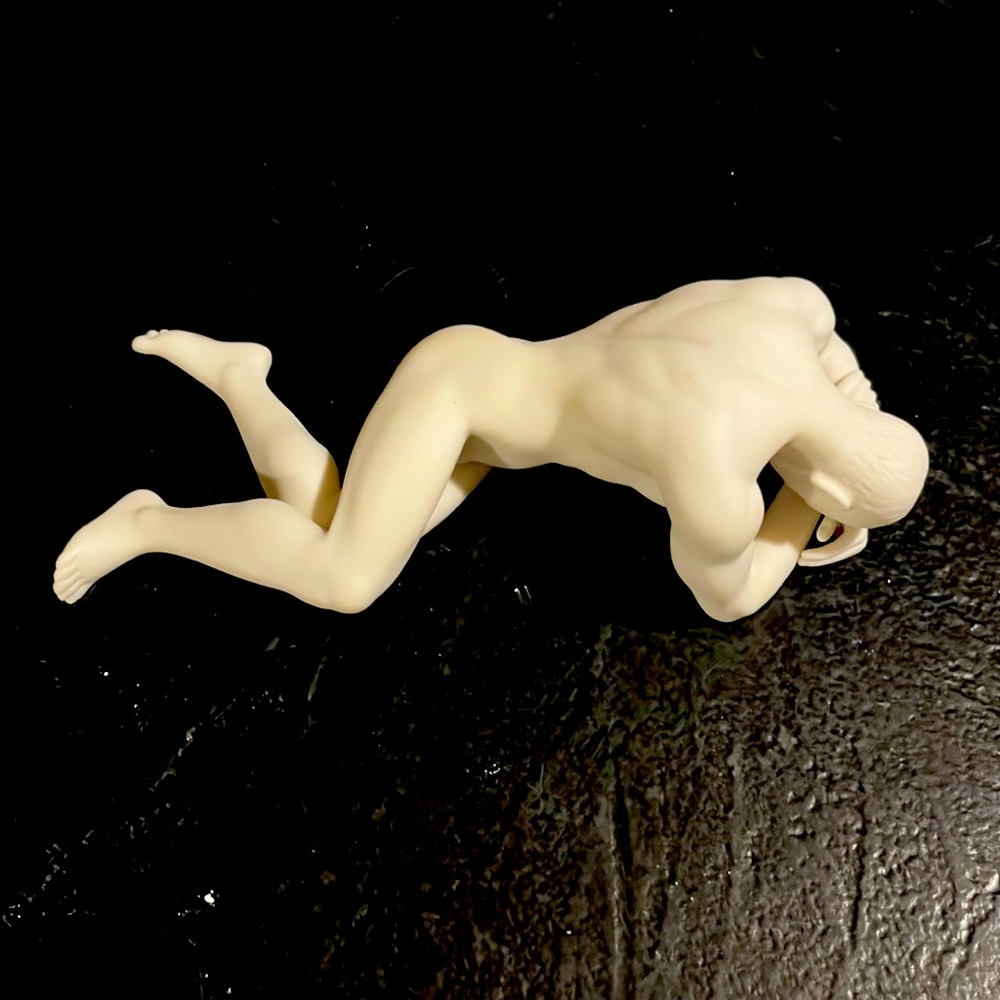 Nude man statue  FINE porcelain posing stretching - buy 1 or all 3